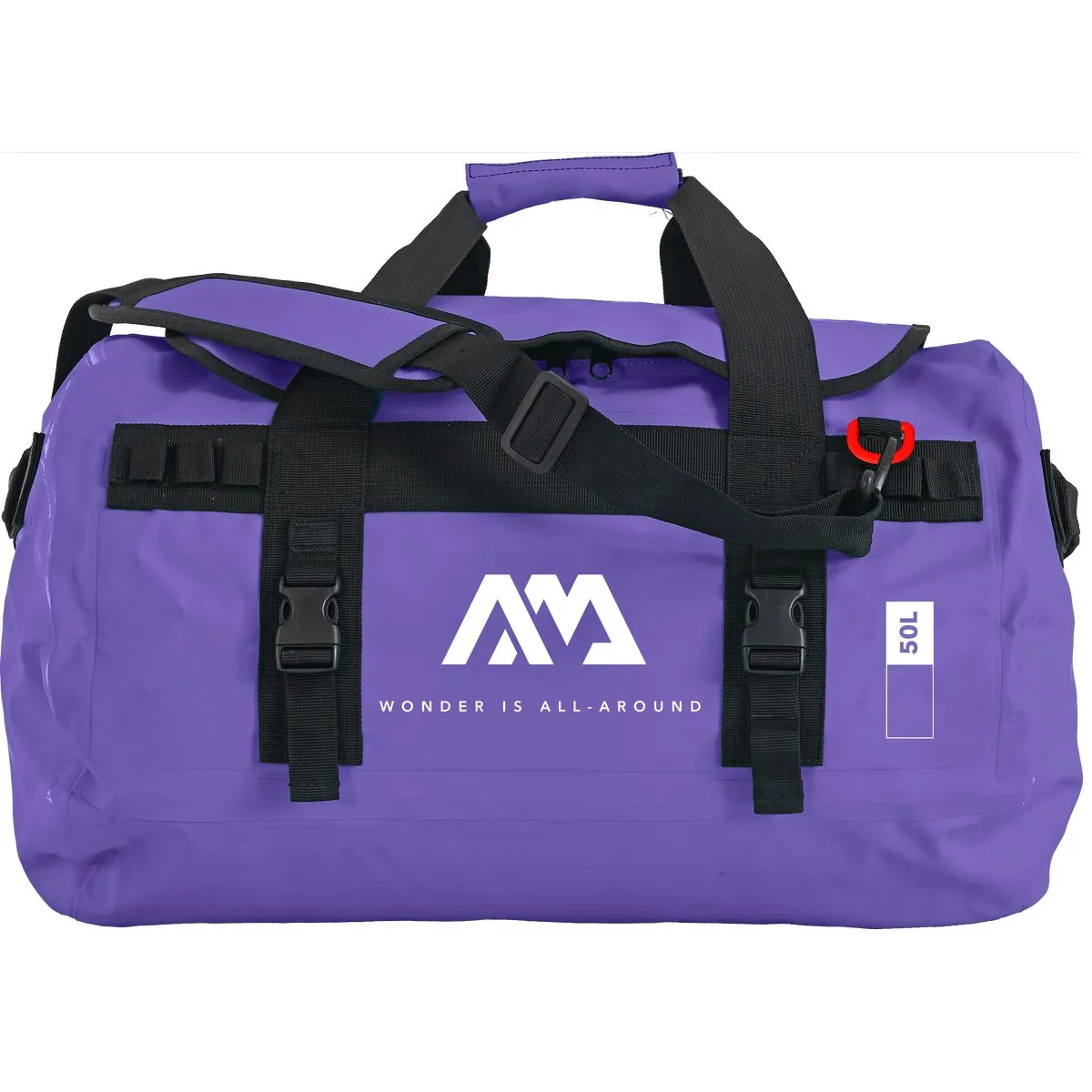 vodootporna torba aqua marina duffle bag 50l - ljubičasta - slika 3
