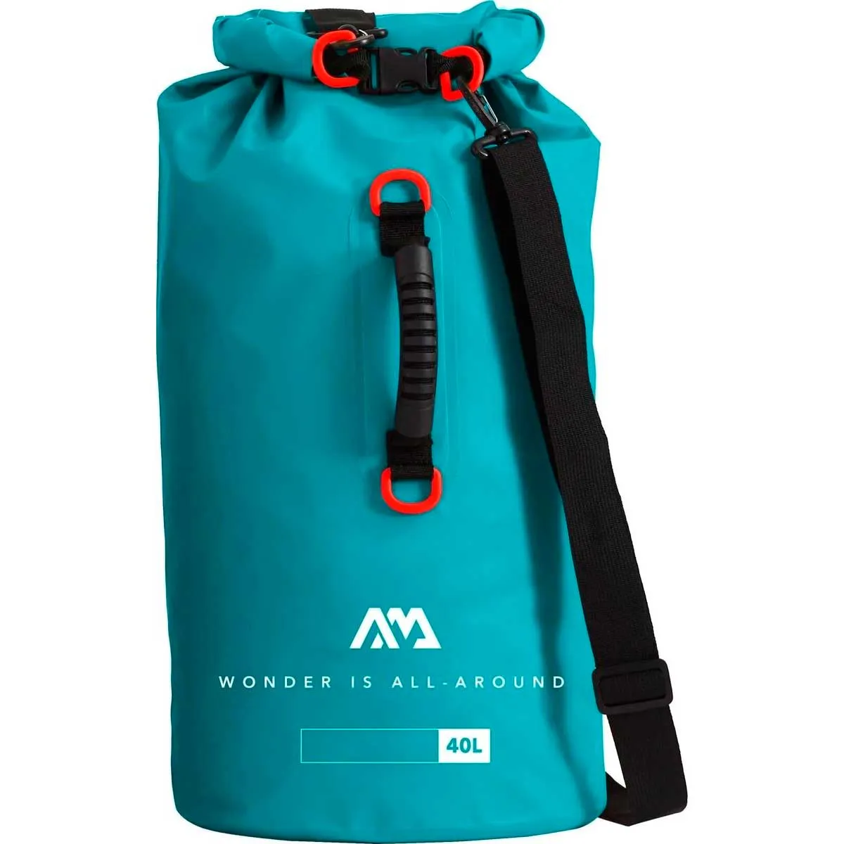 aqua marina dry bag 40l vodootporna torba - svijetlo plava - slika 2