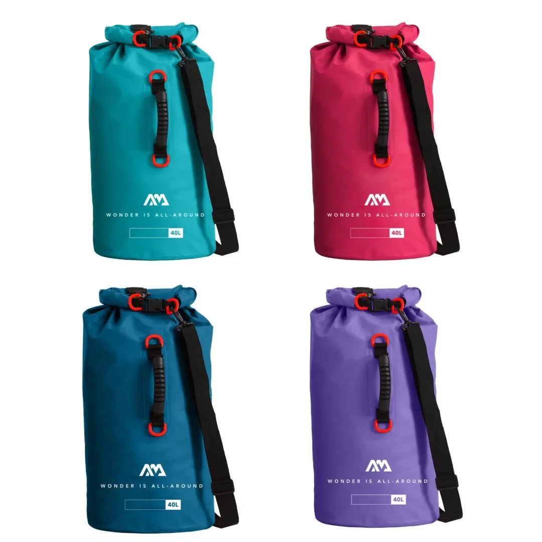 aqua marina dry bag 40l vodootporna torba - svijetlo plava - slika 6
