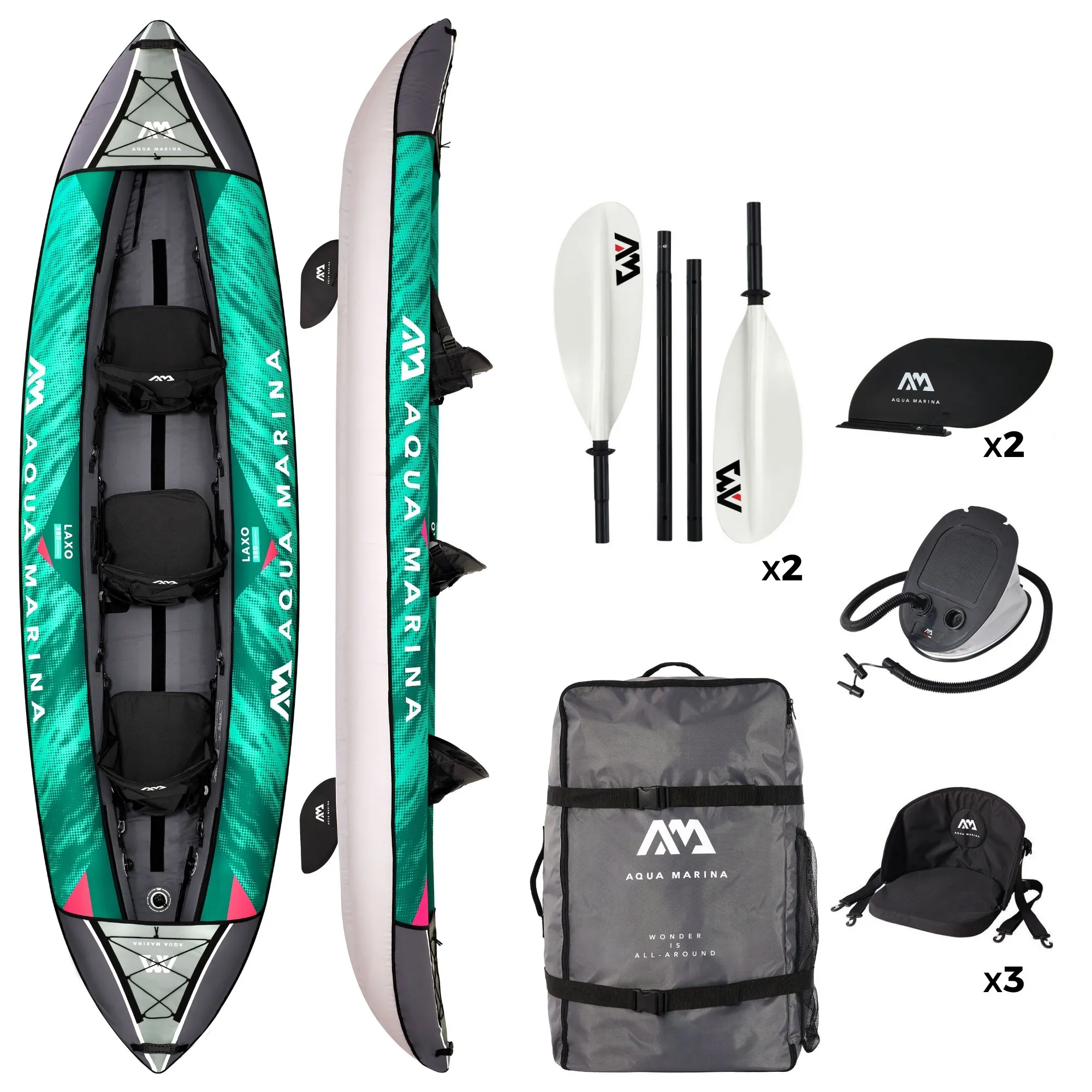 Kajak na napuhavanje Aqua Marina LAXO-380 12’6″ - London