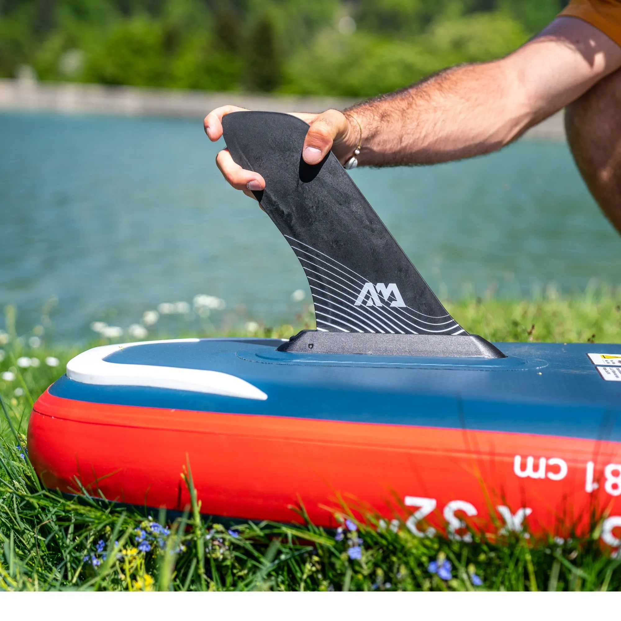 sup peraja aqua marina swift attach racing crna 9,6'' - slika 3