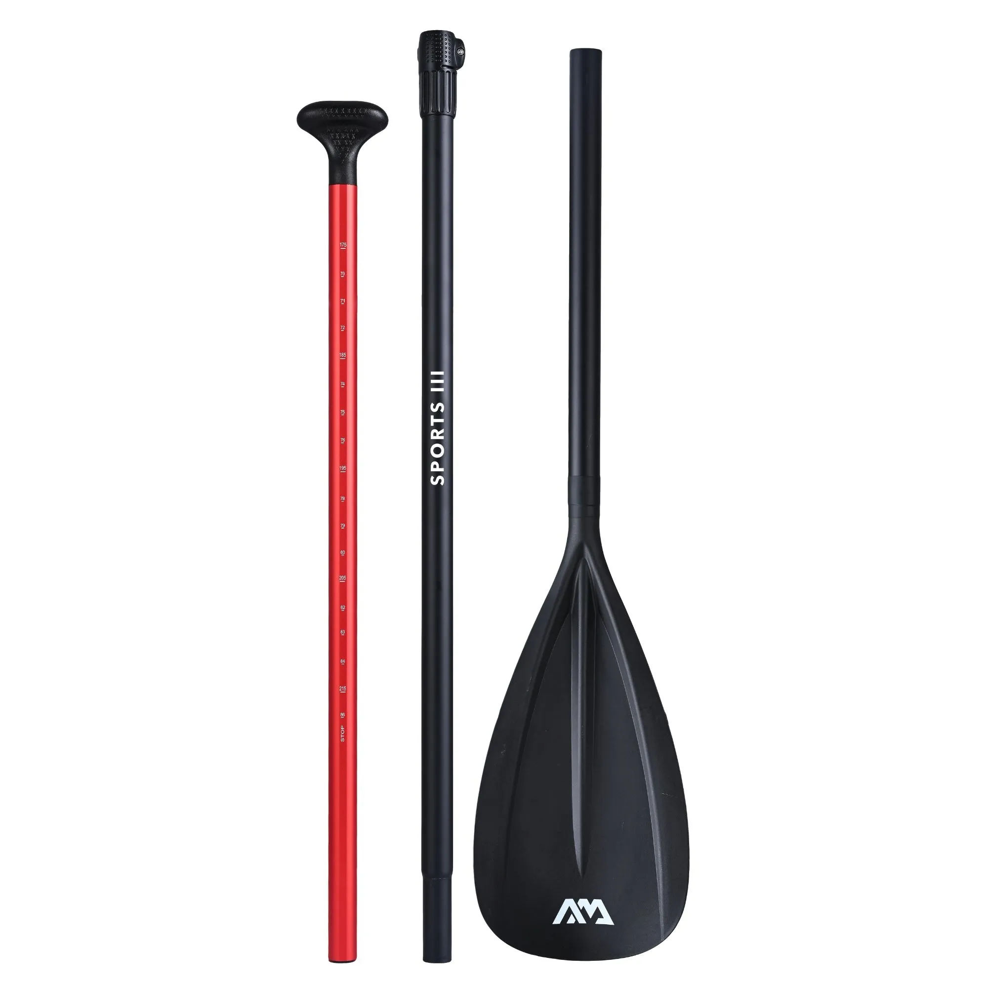 aqua marina sports iii 3-dijelno aluminijsko sup veslo - slika 6
