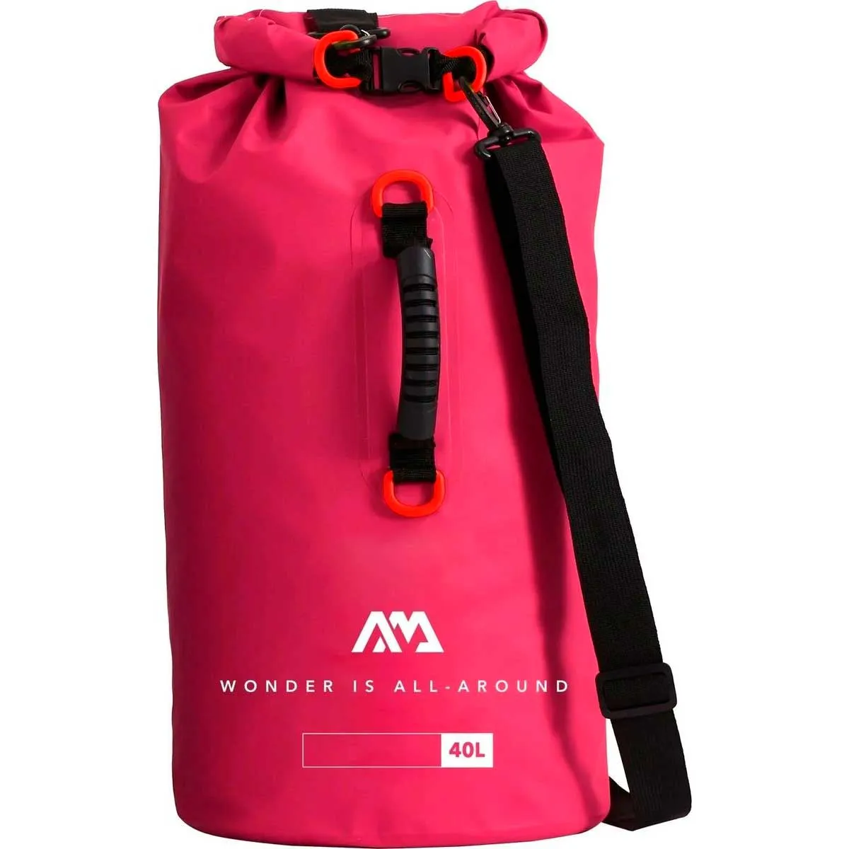 aqua marina dry bag 40l vodootporna torba - svijetlo plava - slika 3