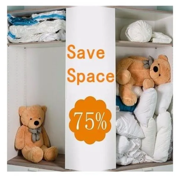 (4kom paket) vakum vreće space bag -xxl dimenzije 120 x 80 cm - slika 11