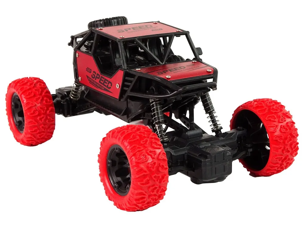 remote controlled terrain car r/c 1:18 red. - slika 4