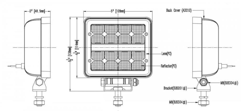 reflektor led ltpz wl-104-f 12w - slika 2