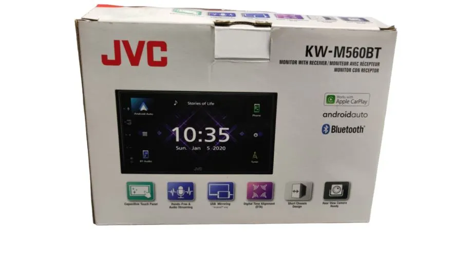 prijenosni radio jvc kw-m560bt // novo // r1, rate! - slika 6