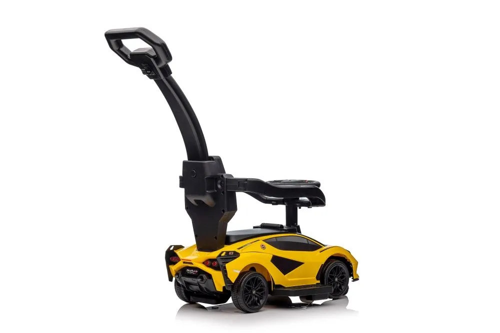 dječja guralica lamborghini qls-996t - žuta - slika 6