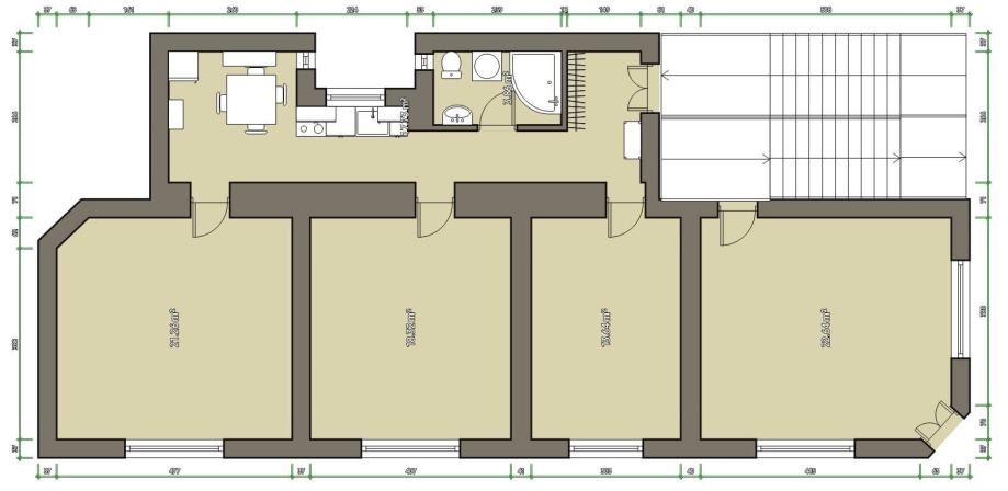 poslovni prostor: osijek, centar, uredski, 99.57 m2, 1.kat - slika 16