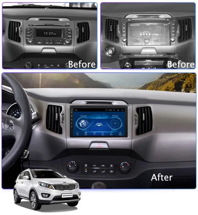 original 2din android kia sportage multimedija navigacija - slika 3