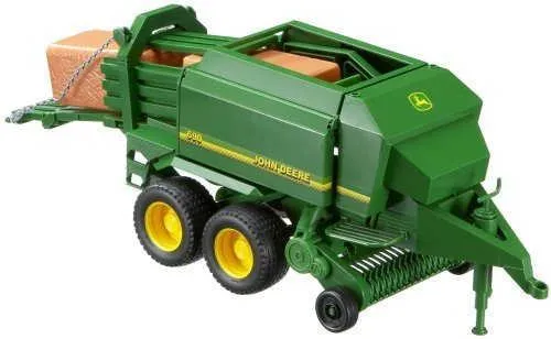 bruder presa za velike bale john deere - slika 1