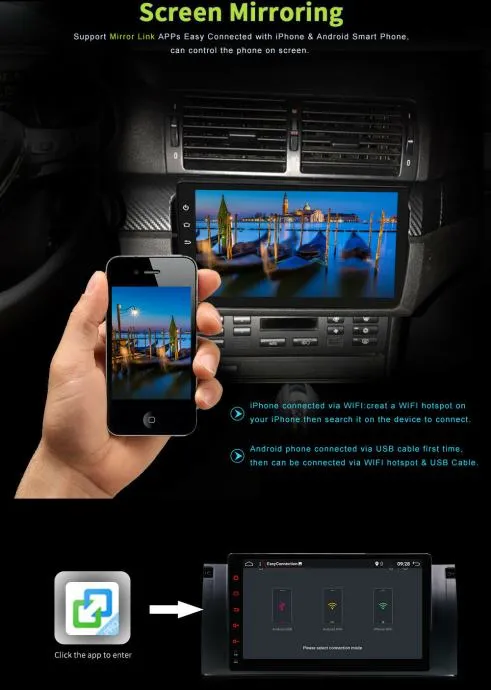bmw e39 e53 m5 original android 10.0 + parking kamera - slika 16