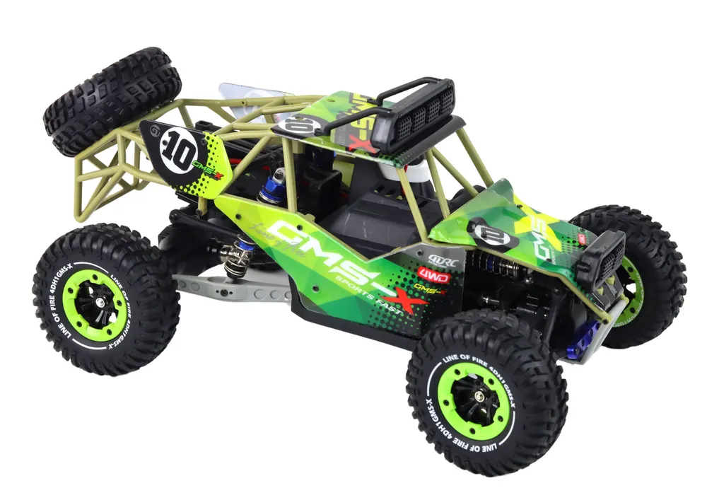 off-road car green remote controlled 4d-h1 rc car off-road 4x4 - slika 3