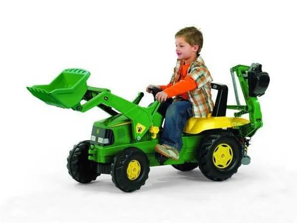 rolly toys traktor na pedale john deere + prednji utovarivač - slika 3