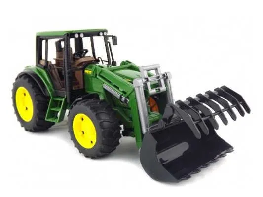 bruder traktor john deere 6920 + utovarivač - slika 2