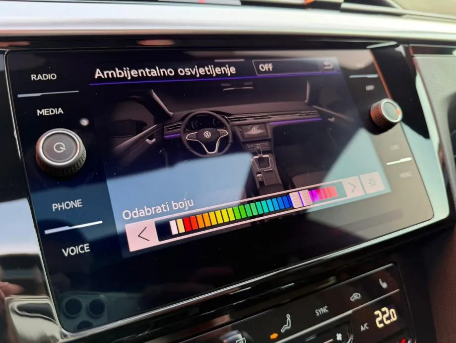 vw arteon 2,0 tdi automatik •2022•r line•iq light•pano•kamera•leasing - slika 15