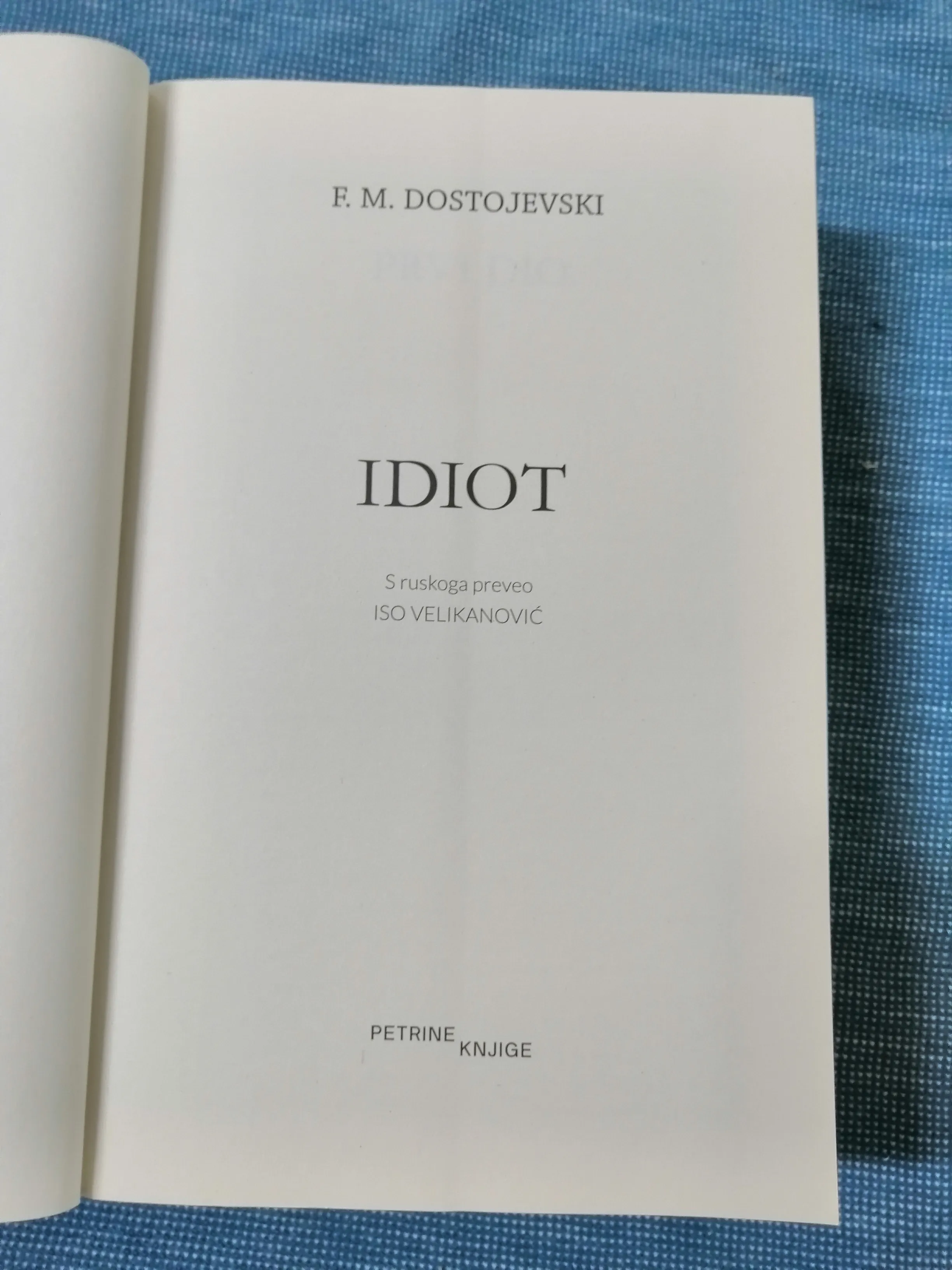 f. m. dostojevski - idiot - slika 2