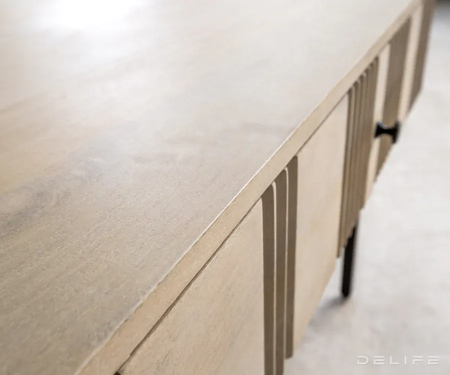 klub stolić nereos 130x60x51cm, materijal: mango - slika 3