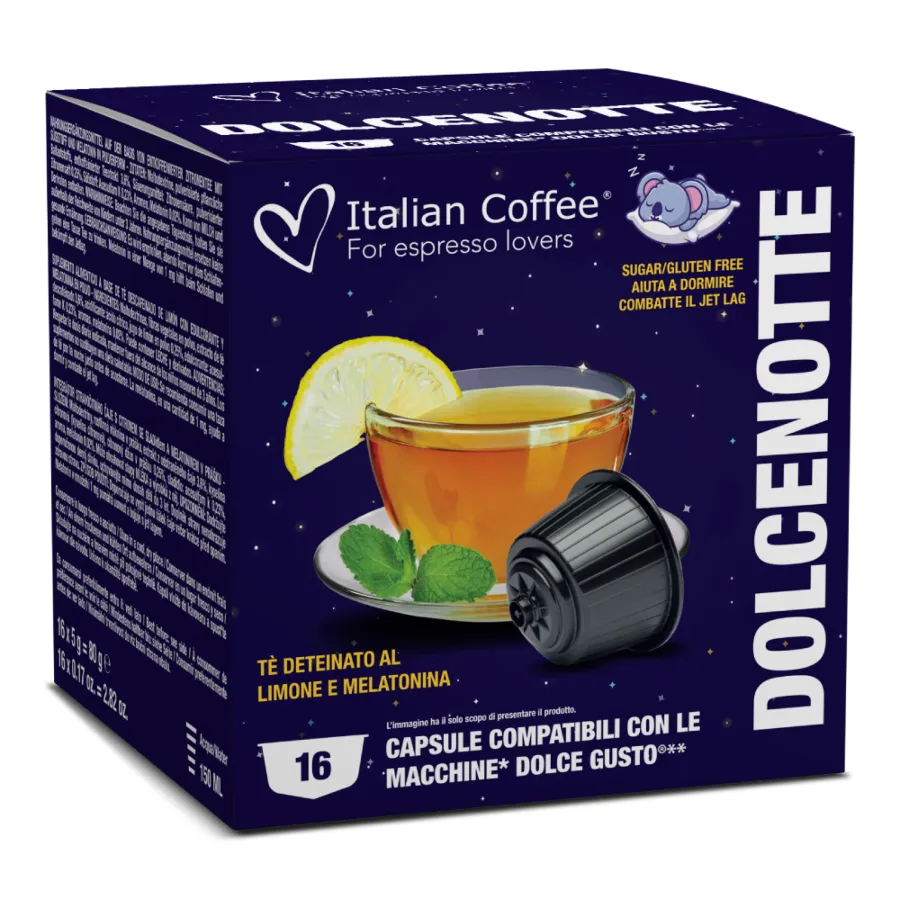 Dolce Gusto Italian Coffee čaj bez teina sa limunom i melatoninom - Zagreb