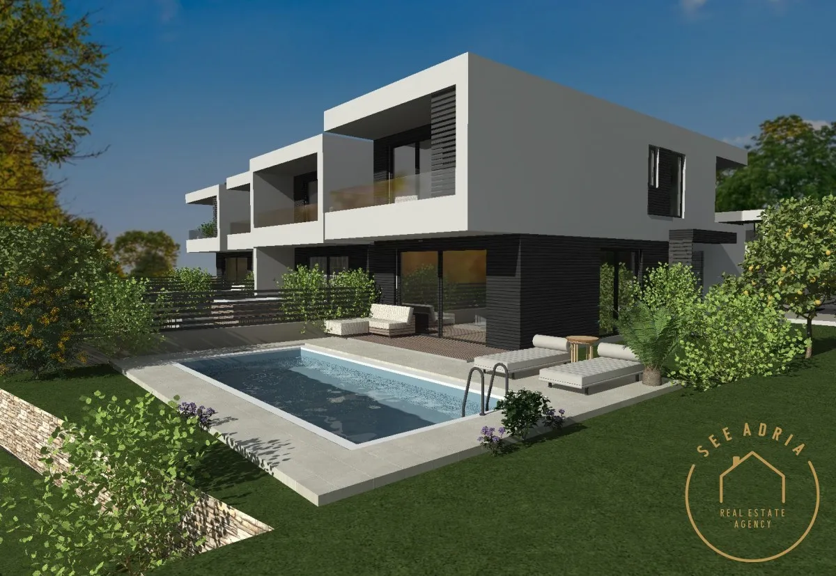 Contessa Residence 1, Kuća u nizu sa bazenom - Novigrad
