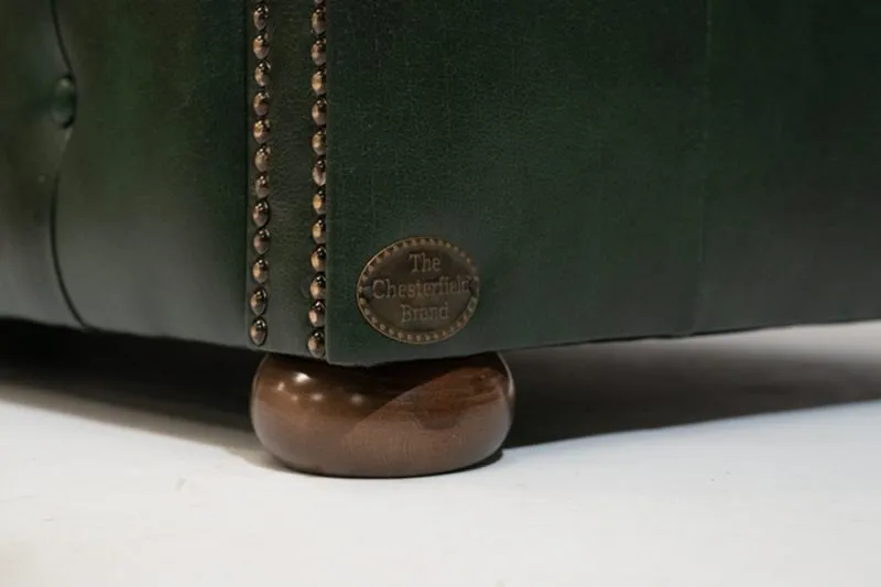 chesterfield garnitura class leather | 6-sjedišta | cloudy green - slika 2