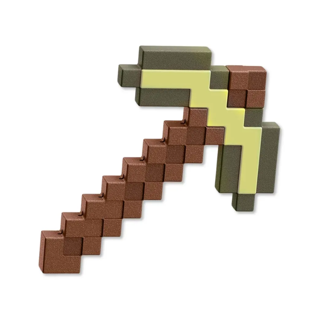 minecraft gold pickaxe, 35cm - slika 2