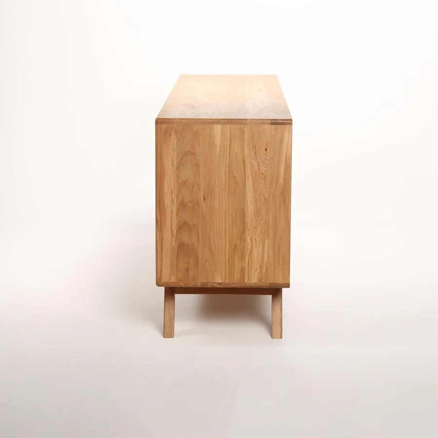 tv komoda modena 180x45cm, materijal: puno drvo hrast - slika 5