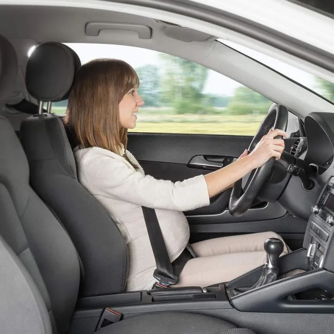 sigurnosni auto pojas za trudnice 2u1 reer, mommyline - slika 4