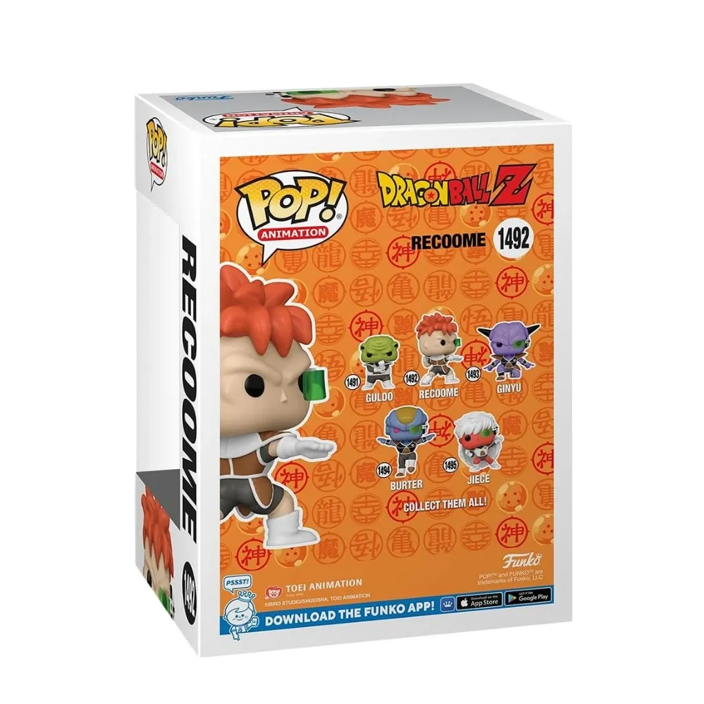 funko pop! animation: dragon ball z – recoome #1492 - slika 2