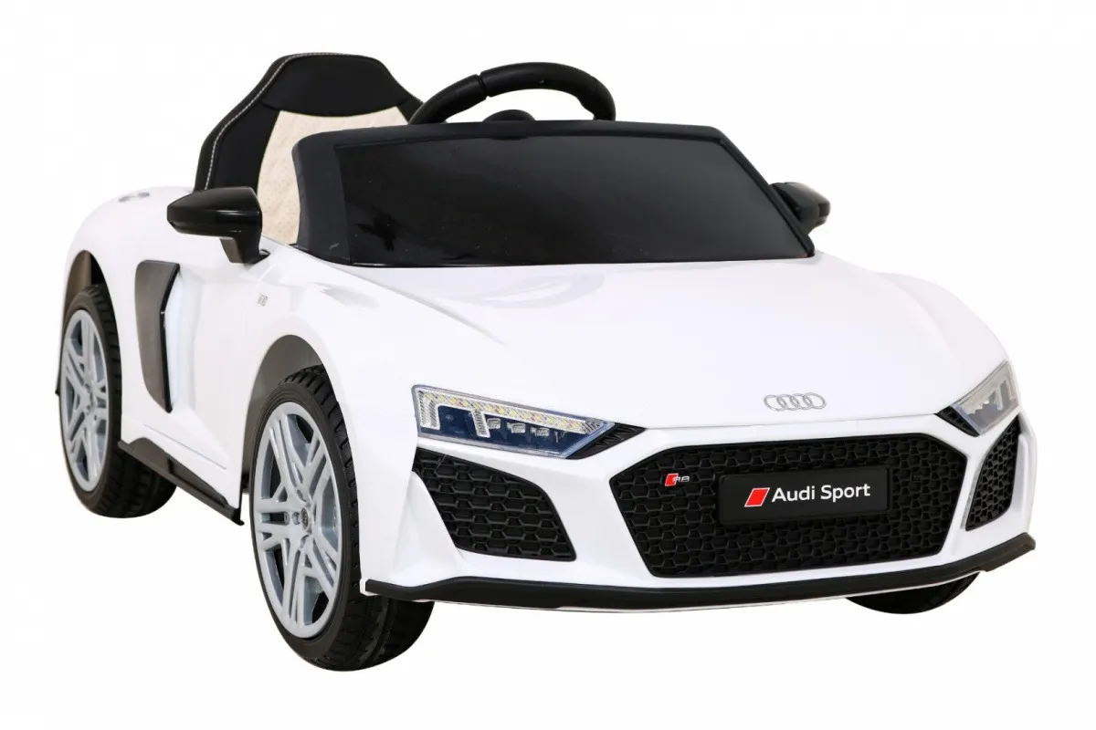 licencirani auto na akumulator audi r8 lift - bijeli - slika 6