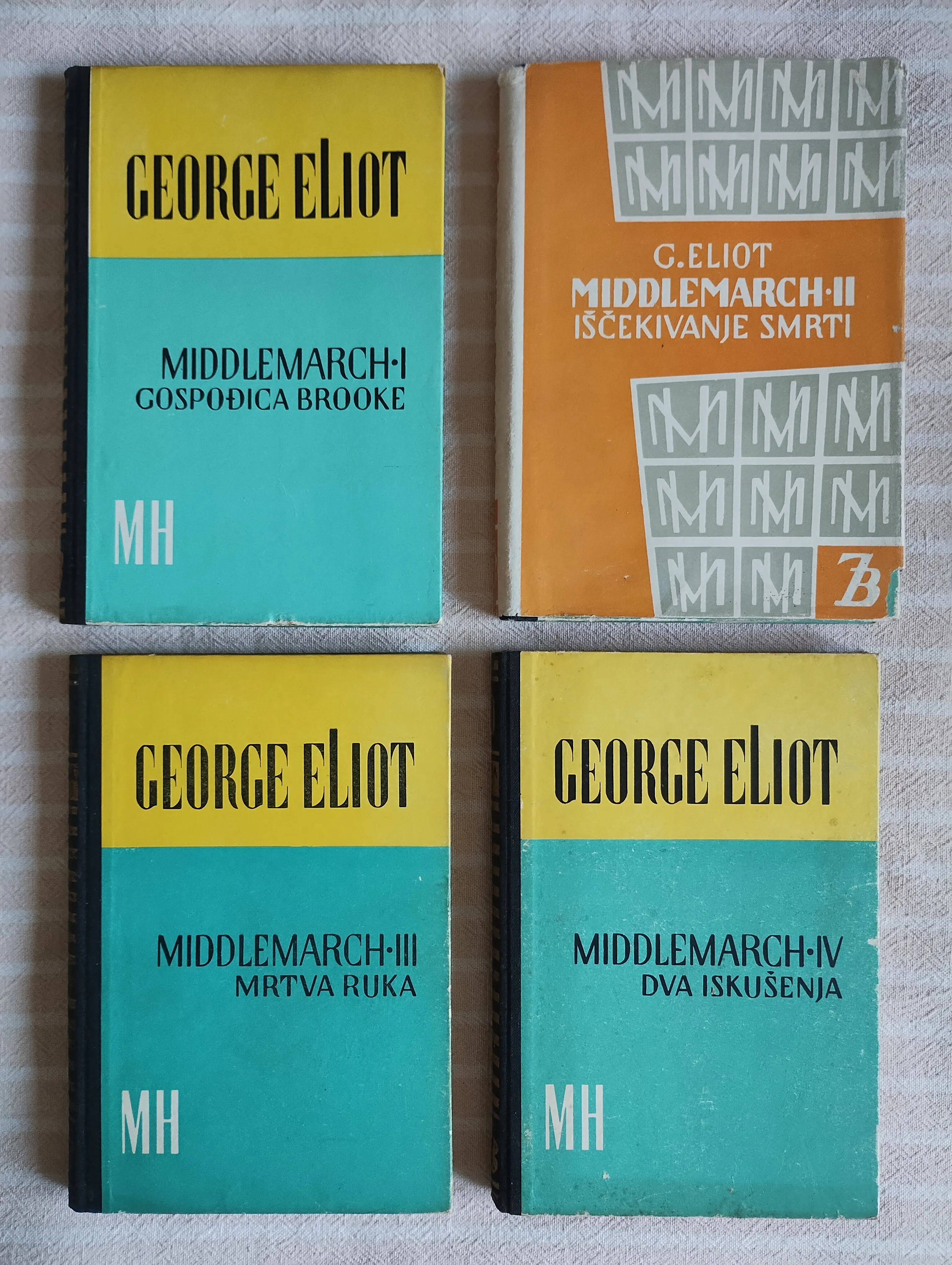 ELIOT MIDDLEMARCH 1 - 4 Gospodica Brooke IsceKIVANJE SMRTI DVA - Paljevine, Ivanska