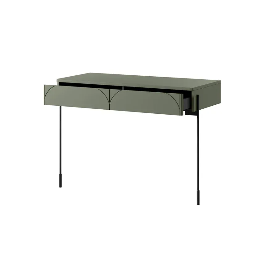 pomoćni stolić sonatia 104cm, 2 ladice, materijal: mdf - slika 4