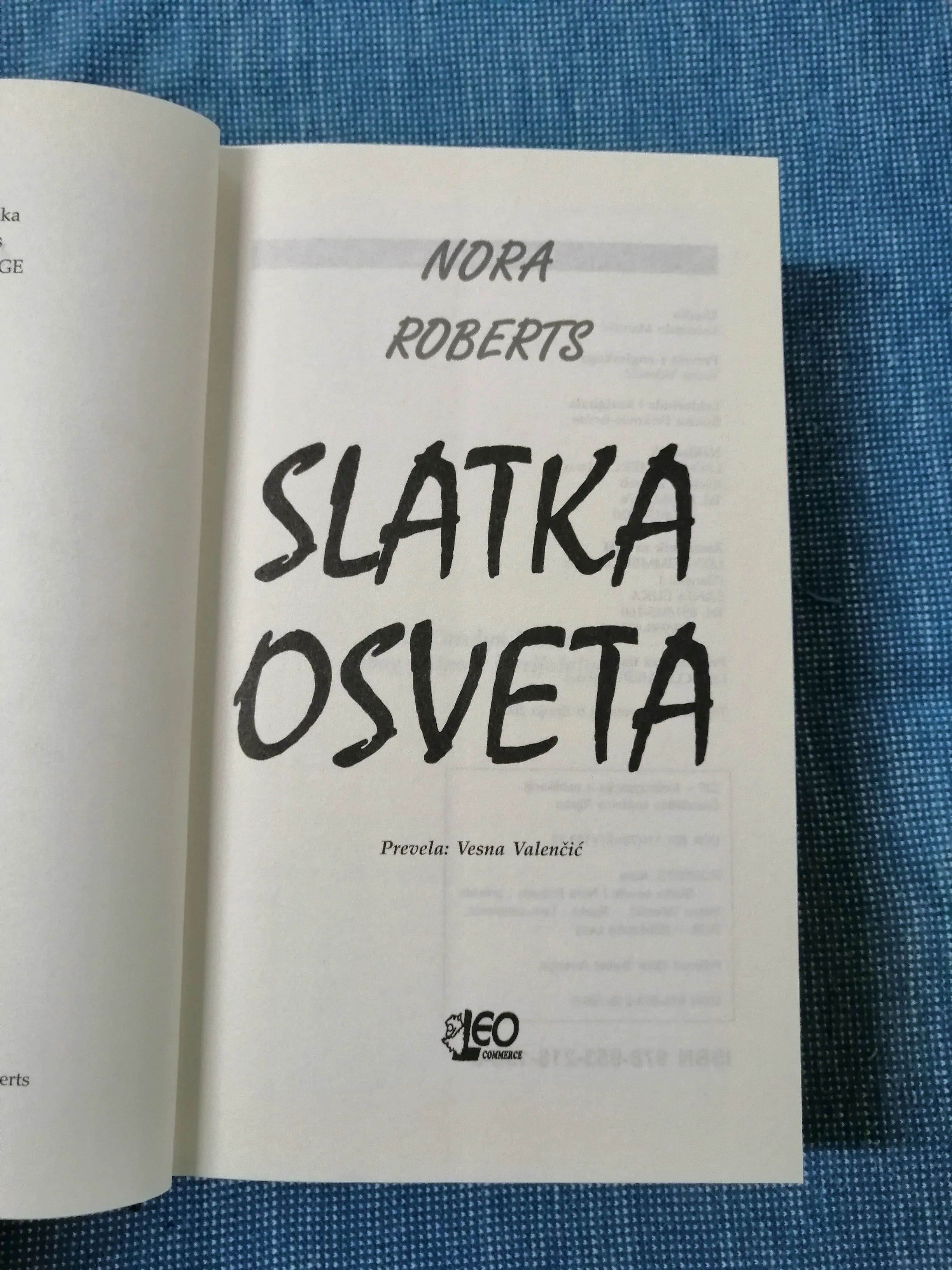 nora roberts – slatka osveta - slika 2