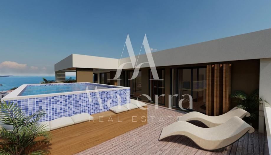 primošten – lux penthouse (s7), p=263,27m2, krovni bazen, pogled - slika 6