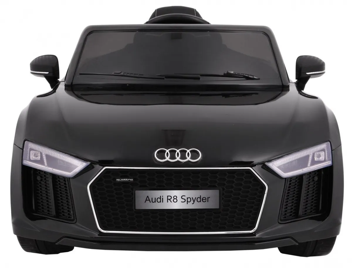 licencirani auto na akumulator audi r8 spyder rs - crni - slika 3