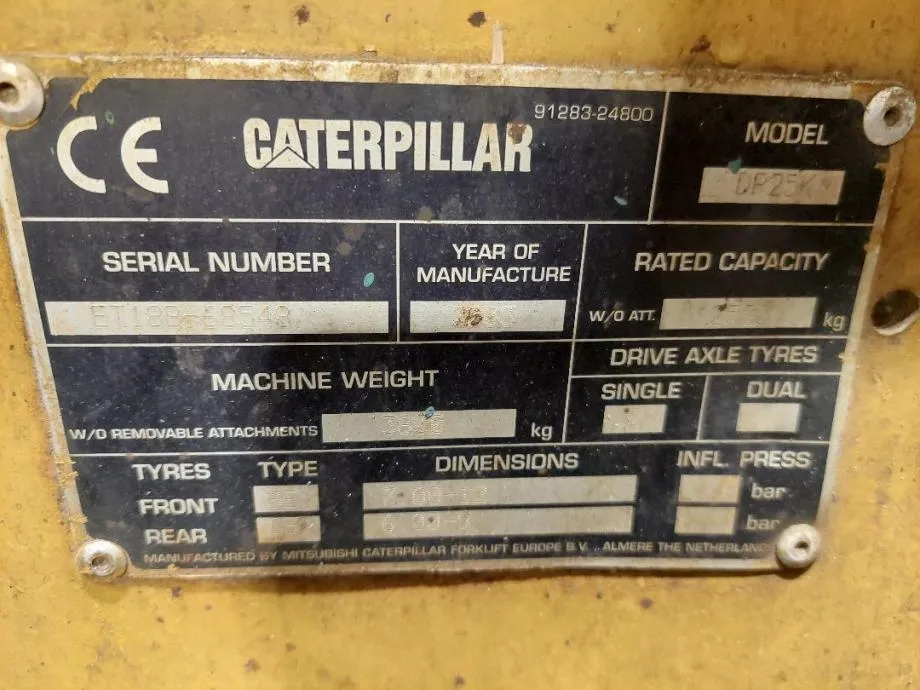 caterpillar cat dp25k - slika 6