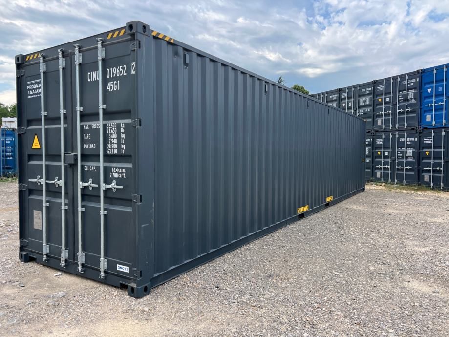novi 40 ft 12m high cube brodski / skladišni kontejner ✅ - slika 2