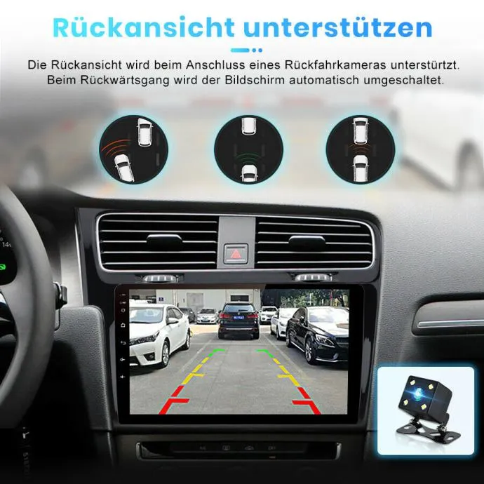 vw golf 7 original android 10.0. + parking kamera - slika 11