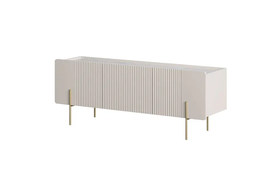 tv komoda malmi 150cm, 2 vrata i 1 ladica, materijal: mdf - slika 3