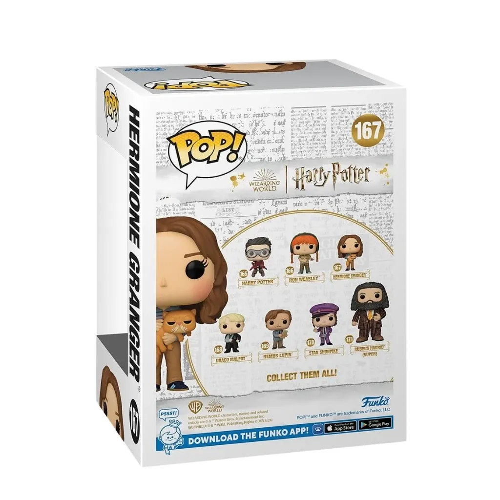funko pop! harry potter – hermione granger with crookshanks #167 - slika 2