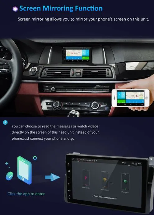 BMW E46 M3 X3 original Android 2din radio + Parking kamera - Čakovec