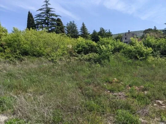 labin, zemljište s građevinskom dozvolom, pogled na more 671 m2 - slika 6
