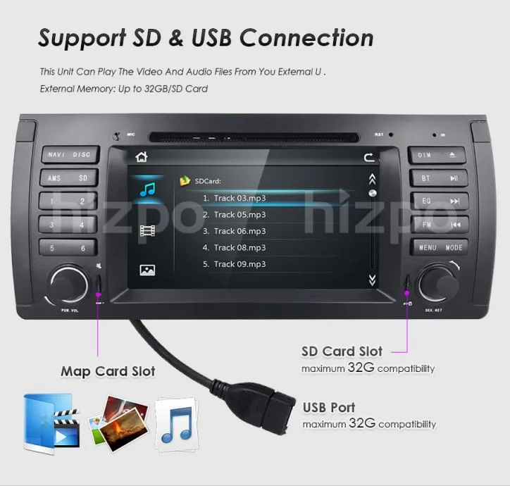 2din radio bmw 5 x5 m5 - slika 3