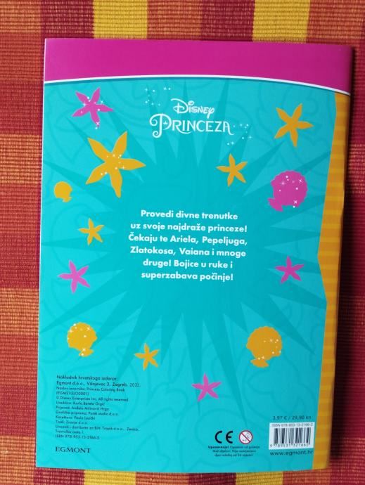 disney princeza, najdraže princeze bojanka s naljepnicama - slika 3