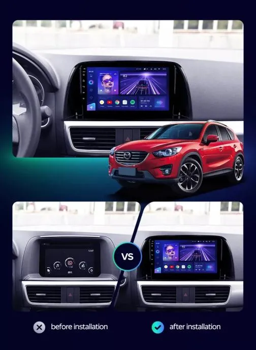 original android za mazdu cx-5 2012-2015 multimedija navigacija kamera - slika 2