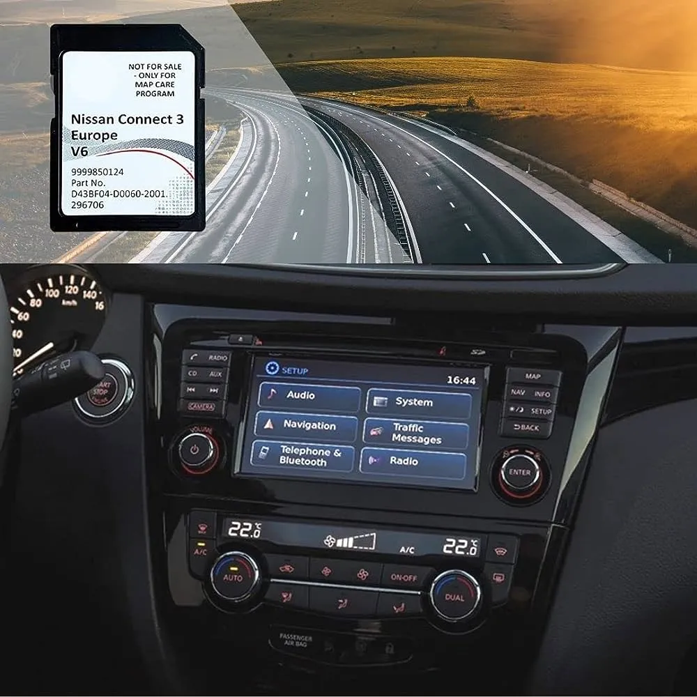 nissan navigacija sd kartica sa najnovijim kartama cijele eu + radari - slika 8