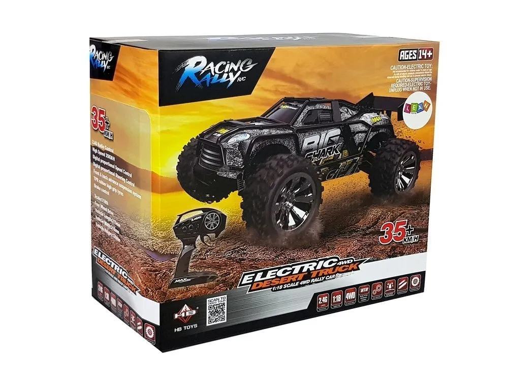 off-road remote controlled brown & yellow 2.4g 1:18 35 km/h - slika 7