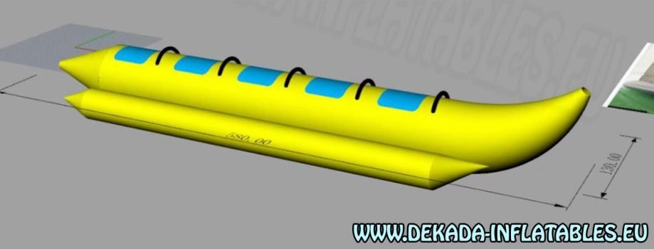 napuhanac banana za vodu - 6m - dostupno odmah - slika 4