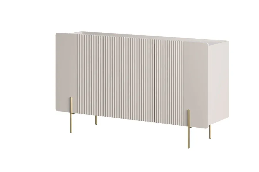 komoda malmi 150 cm, 3 vrata i 3 police, materijal: mdf - slika 2