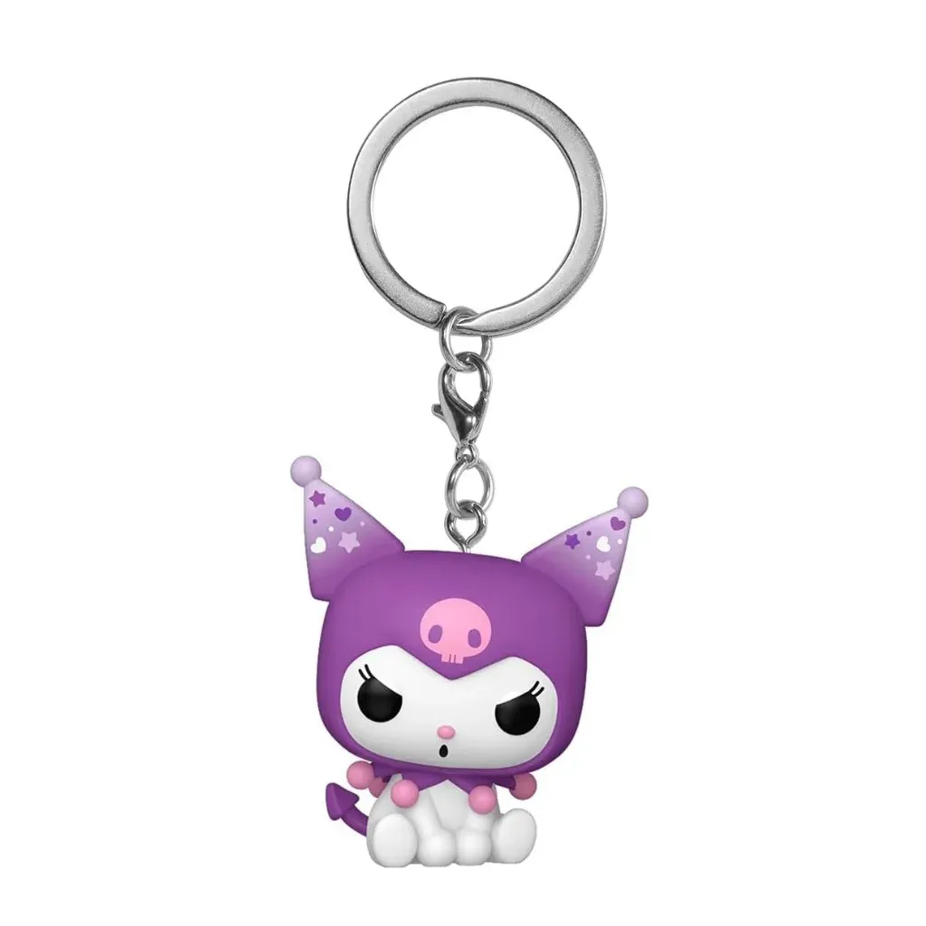 privjesak funko pocket pop!: hello kitty – kuromi grumpy - slika 2